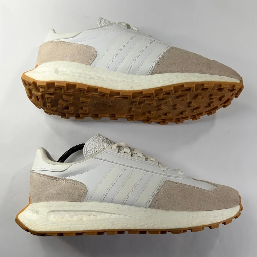 Adidas Retropy E5 Sneakers Mens 10 White Beige Retro Streetwear Athleisure Shoes